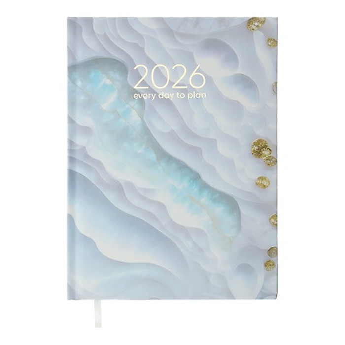 Щоденник датов. поліграфічний FANTASTIC 2026 , A5, бірюзовий