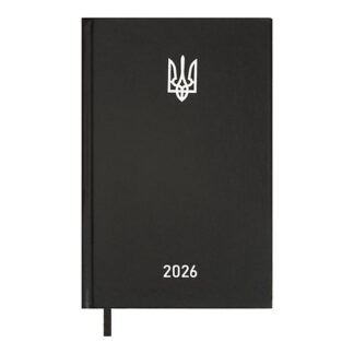 Щоденник датов. 2026 AIRY, A5, чорний, бумвініл