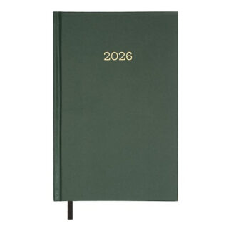 Щоденник датов. 2026 SIMPLE, A5,зелений , бумвініл