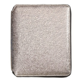 Щоденник датов. 2026 PRIMAVERA, A5, срібний, штуч.шкіра/поролон