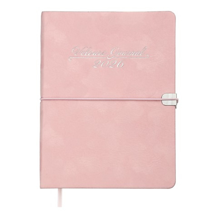 Щоденник датов. 2026 VELOUR, A5, рожевий, штуч. шкіра