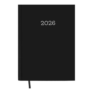 Щоденник датований 2026 MONOCHROME, A5, чорний