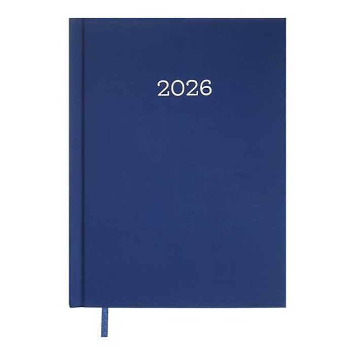Щоденник датов. поліграфічний MONOCHROME 2026 , A5, синій