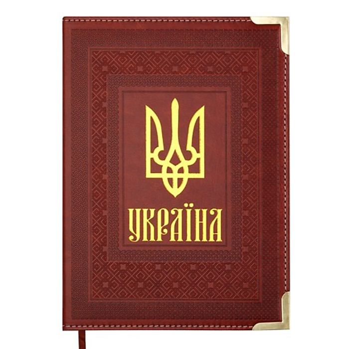 Щоденник датов. 2026 STATUT, A5, коричневий, штуч. шкіра/поролон