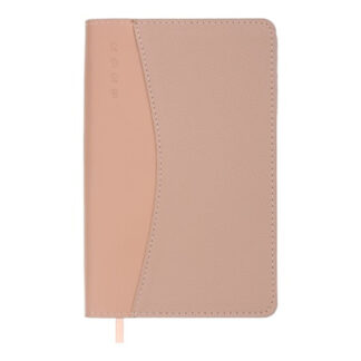 Щоденник датов. 2026 AURORA, A6, рожевий, штучна шкіра/поролон