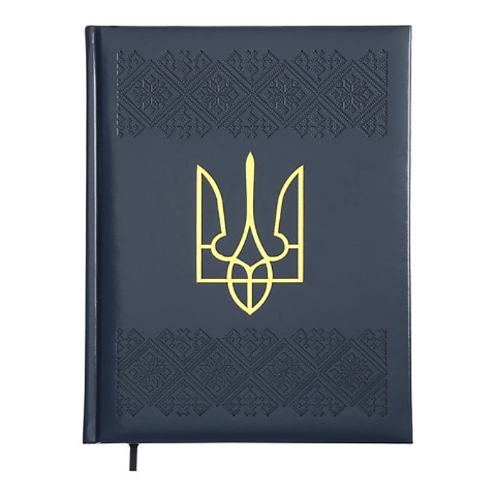 Щоденник датов. 2026 HERALDRY, A4, кобальтовий, штучна шкіра/поролон