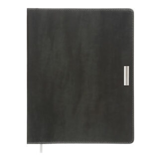 Щотижневик датов. 2026 SALERNO, A4, сірий, штуч. шкіра