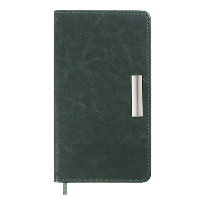 Щотижневик датов. 2026 кишеньк. SALERNO, 85*153, зелений, штуч. шкіра