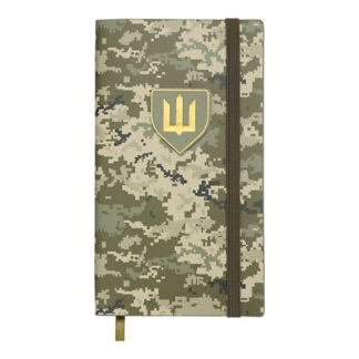 Щотижневик  датов. 2026 кишеньк. MILITARY, 85*153, світло-зелений, штуч. шкіра