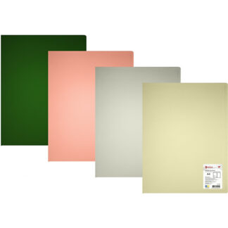 Папка Кліп А, А4, OPTIMA, 600 мкм, фактура "СМУГА", асорті