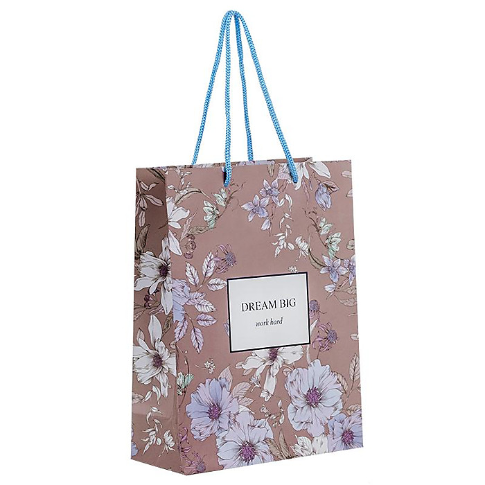 Пакет паперовий подарунковий, 18х24см, Blue Elegance