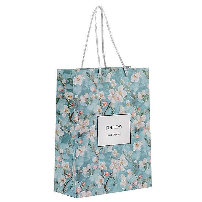 Пакет паперовий подарунковий, 18х24см, Gentle Blossom