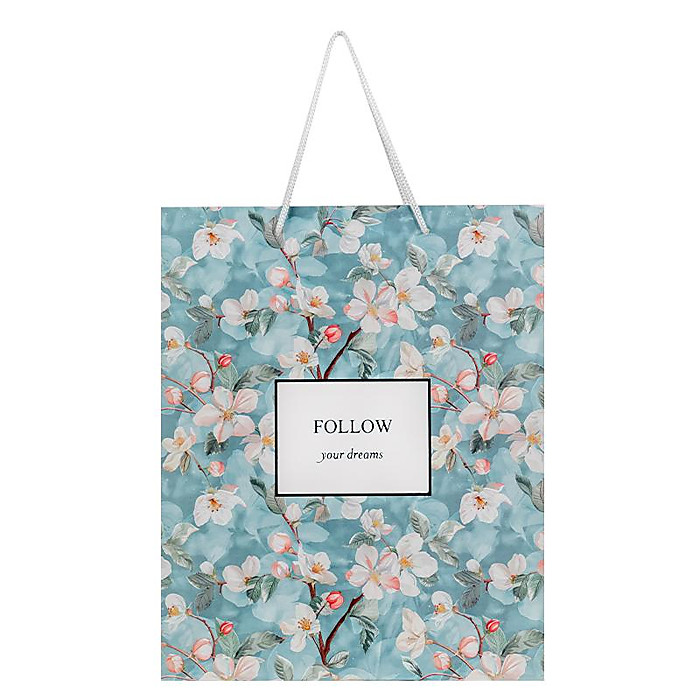 Пакет паперовий подарунковий, 26х32см, Gentle Blossom - Зображення 2