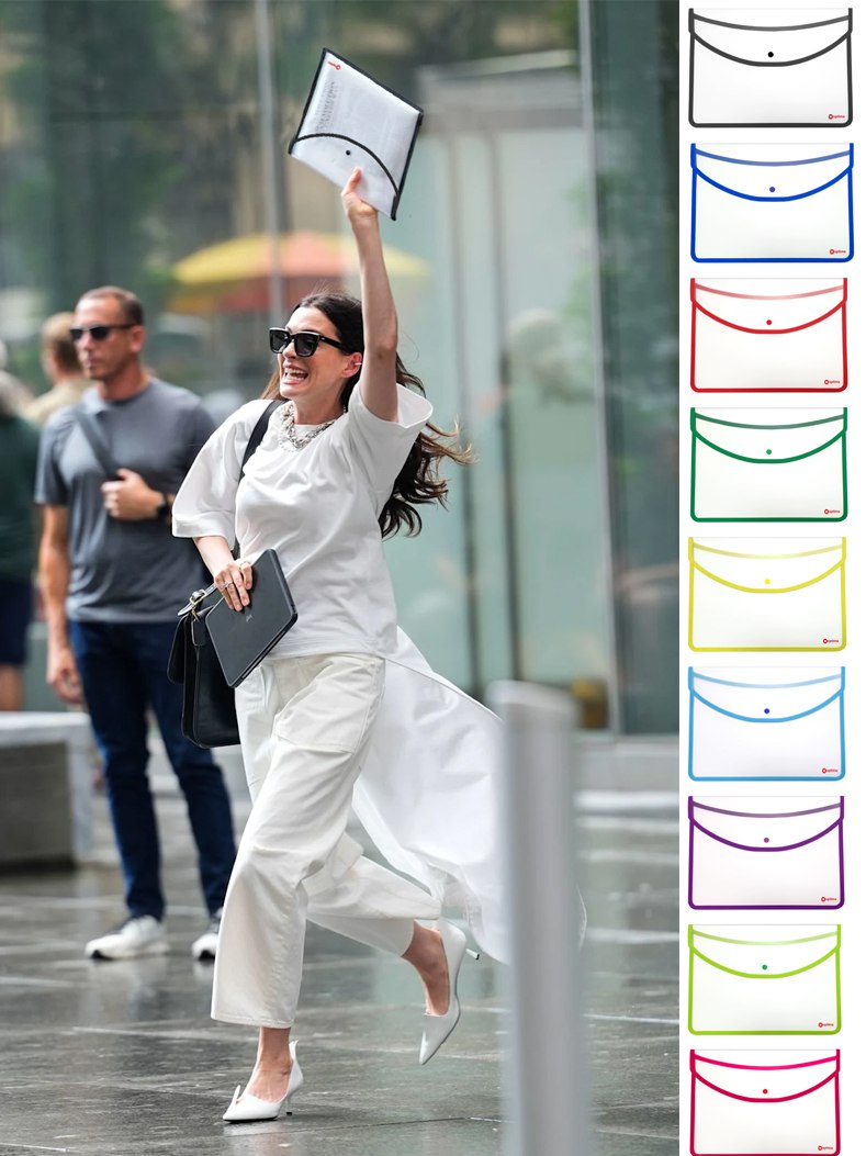 Новинка папка-конверт з кольоровим кантом!!!!