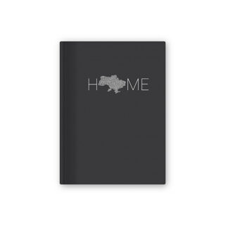 Блокнот "UA", А5, тверда обкл., 80 арк., кліт.