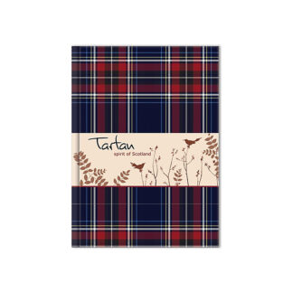 Блокнот "Тартан", А4, тверда обкл., 96 арк., клітинка