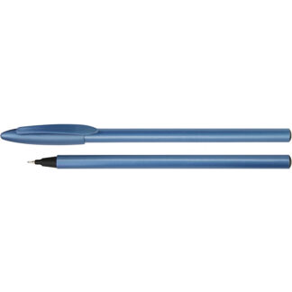 Ручка масляна ECONOMIX GLORY 0,7 мм асорті, пише синім