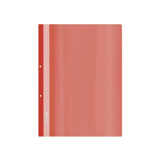 Папка-швидкозшивач А4 Economix Light з перфорацією, 140/100, червона