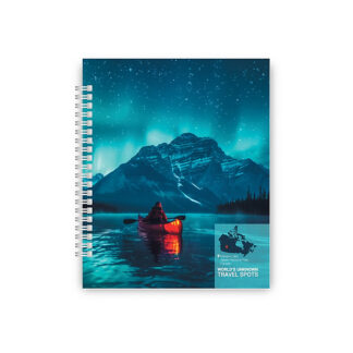 Блокнот "Невідомі куточки світу" В5, обкл. картон, 60 арк., кліт.