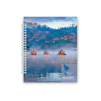 Блокнот "Невідомі куточки світу" В5, обкл. картон, 60 арк., кліт.