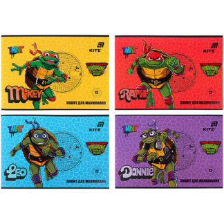 Зошит для малювання, 12 арк., скоба, гібр. лак + УФ лак, NT