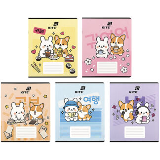 Зошит 18 арк., кл., софт тач + УФ лак, Kite