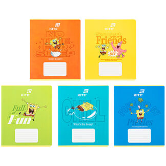 Зошит 18 арк., кл., софт тач + УФ лак об'ємний, SB