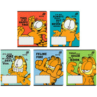 Зошит 18 арк., лін., софт-тач + УФ лак, GF