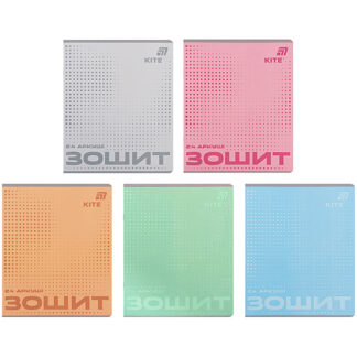 Зошит 24 арк., кл., софт тач + УФ лак об'ємний, Kite OC