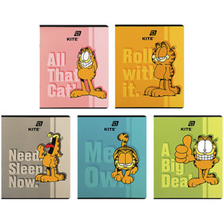 Зошит 24 арк., кл., софт тач + УФ лак об'ємний, GF