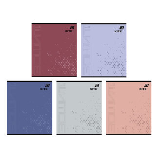 Зошит 48 арк., кл., гібр. лак + УФ лак, Kite One color